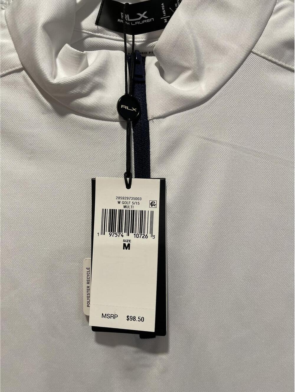 RLX Ralph Lauren Women's Golf Sleeveless Polo Shirt Size M - Picture 3 of 3